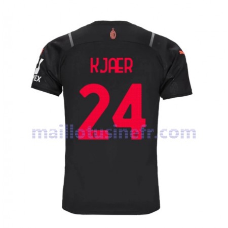 Maillot de Foot AC Milan Simon Kjaer 24 Troisième 2021-22